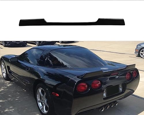 YOUNGERCAR Alerón trasero para maletero Chevrolet Corvette C5 ABS ZR1 estilo alerón de ala de maletero ABS pintado negro brillante