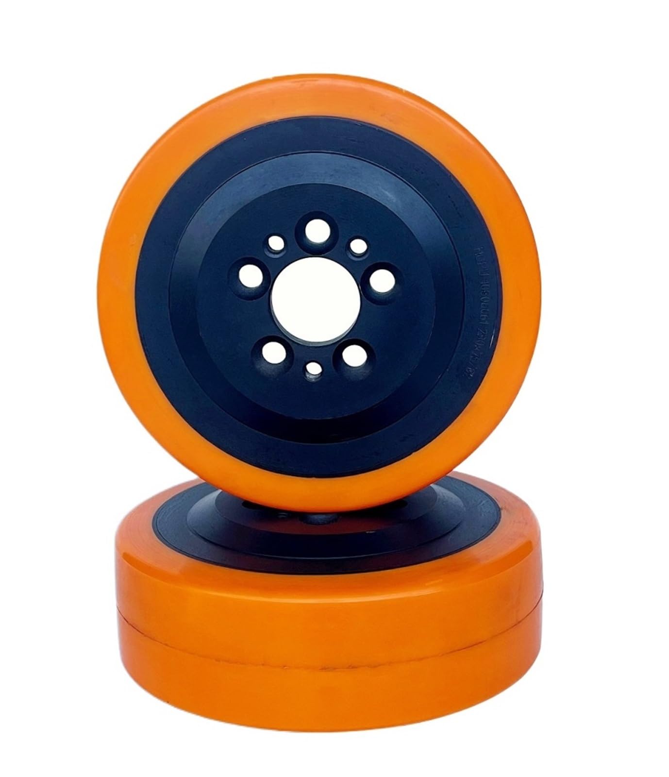QfUxYYSLD 230 * 75 wear-Resistant Forklift Tires Polyurethane Forklift Driving Wheels(250 * 80)