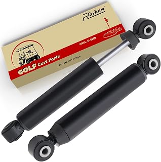 Roykaw Golf Cart Rear Shock Absorbers Kit for EZGO RXV 2008-2013 Gas & Electric Models, Replaces OEM # 603637, 611724