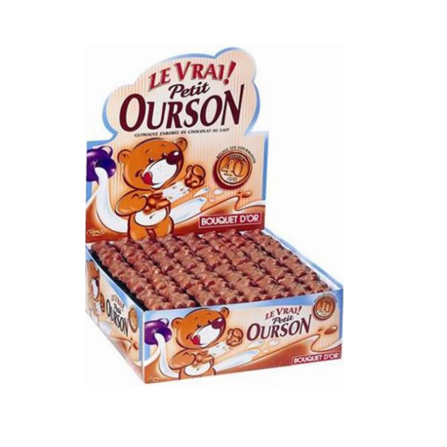 Oursons guimauve chocolat CEMOI - 140 pièces
