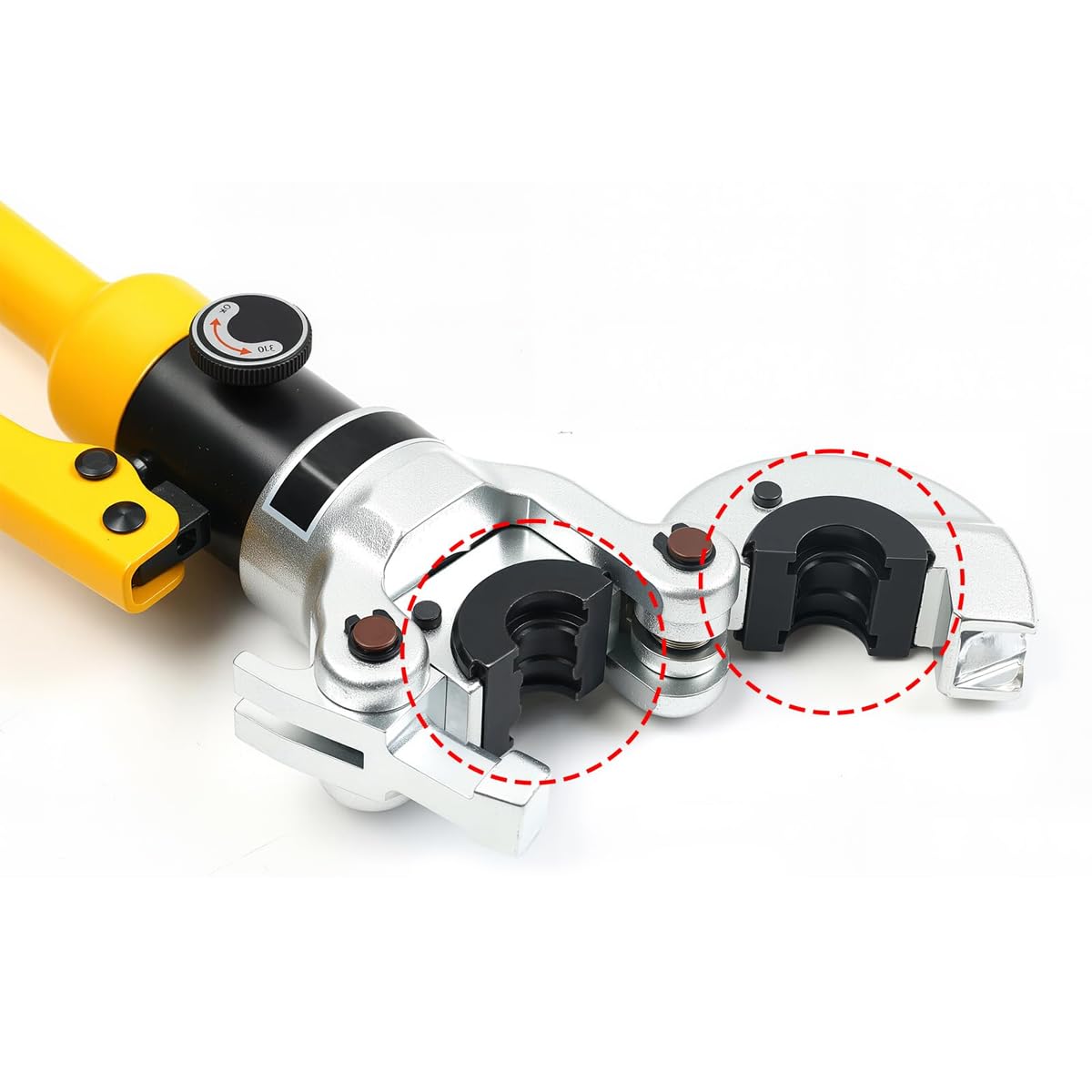 Ubric 4 sztuki U16-U32 szczęk zaciskowych, wkładka do szczęk zaciskowych U do 16 mm, 20 mm, 25 mm, 32 mm, szczypce zaciskowe, do ręcznego zaciskania rur miedzianych, rur ze stali nierdzewnej, włókna