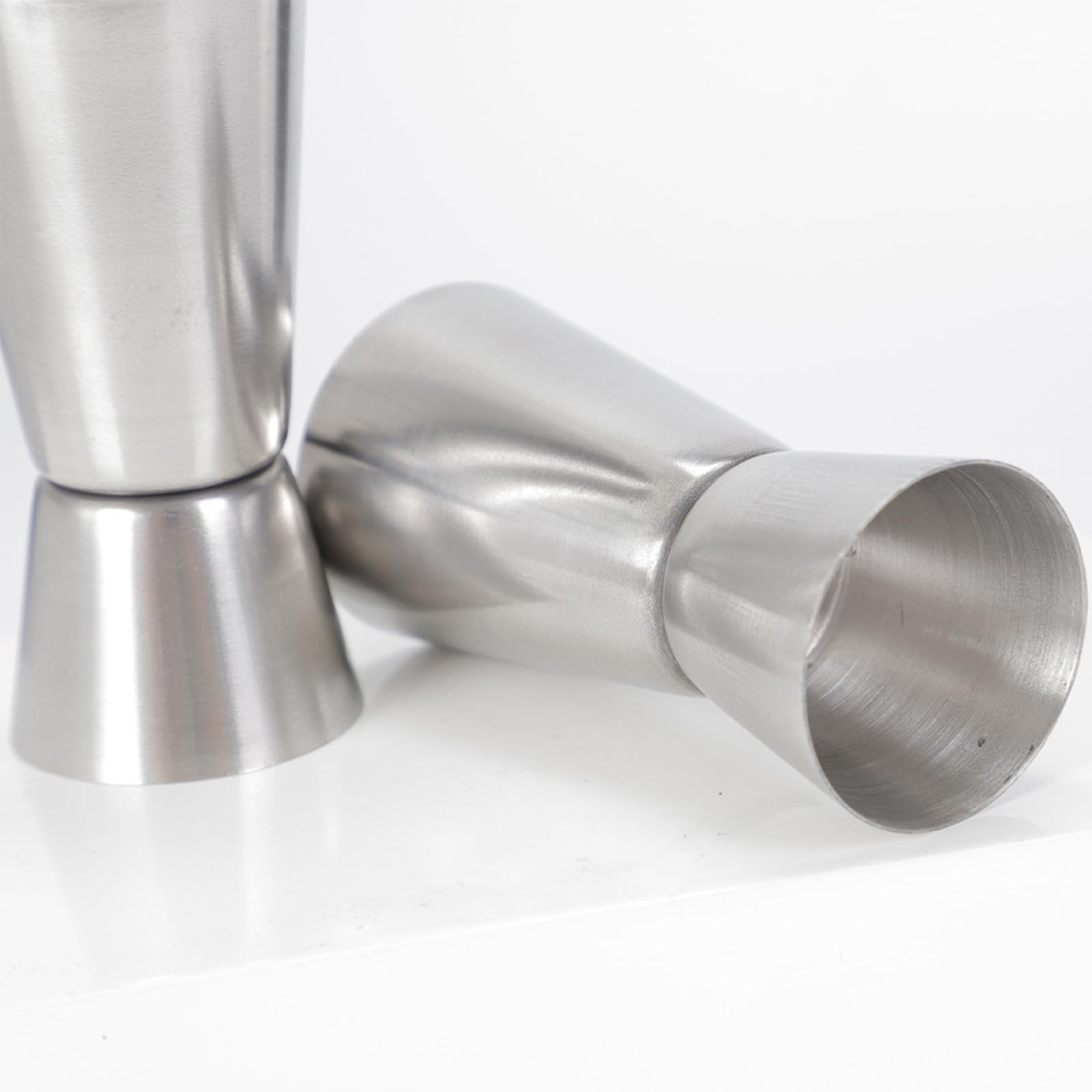 Jarsense Stainless Steel Spirit Measures 30ml/60ml Cocktail Measuring Cup Jigger Spirit Measure Tool for Whisky Drinks Wine - Image 3