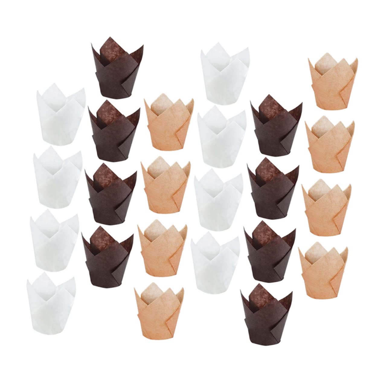 Lot De 3 Plateaux À Pâtisserie Élégants Pour Muffins Et 150 Pièces X 3