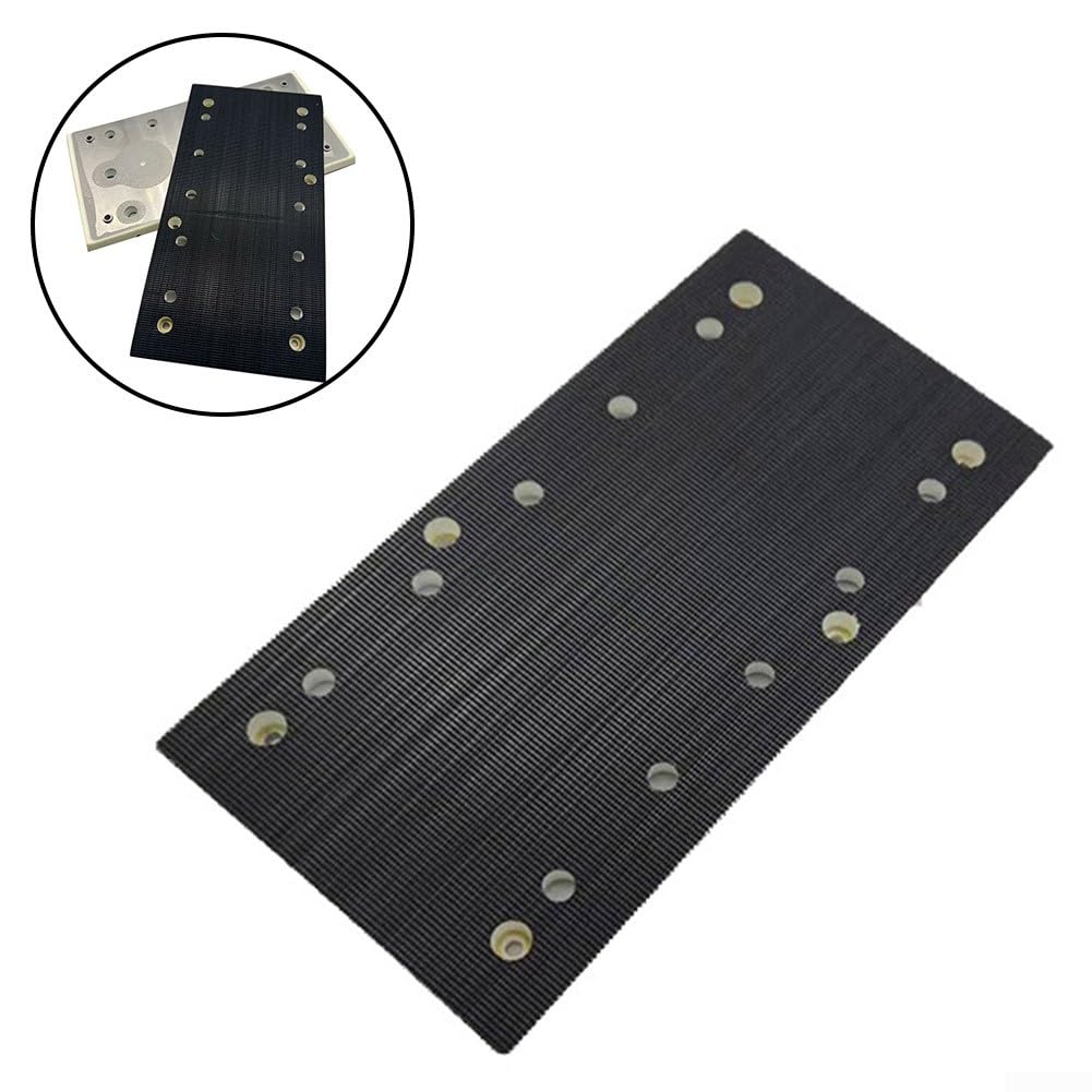 HpLive 10-Loch 6-Loch Schleifpad, 225x115mm Schleifscheibe Quadratisches Schleifpad für Schleifmaschine Austauschbare Schleifplatte