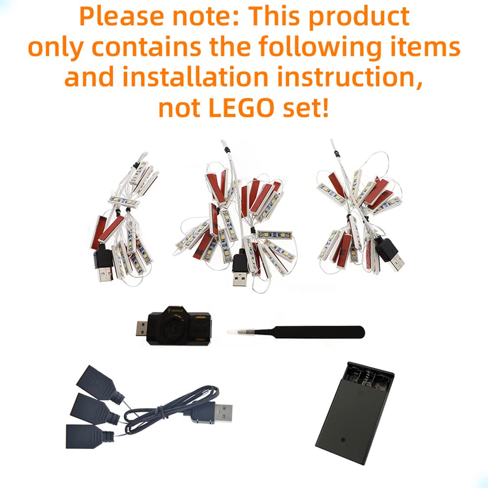 GEAMENT Set di Luci LED Compatibile Con LEGO Titanic – Kit Di Illuminazione per Creator 10294 Modello da Costruire (Modello di mattoncini non incluso)
