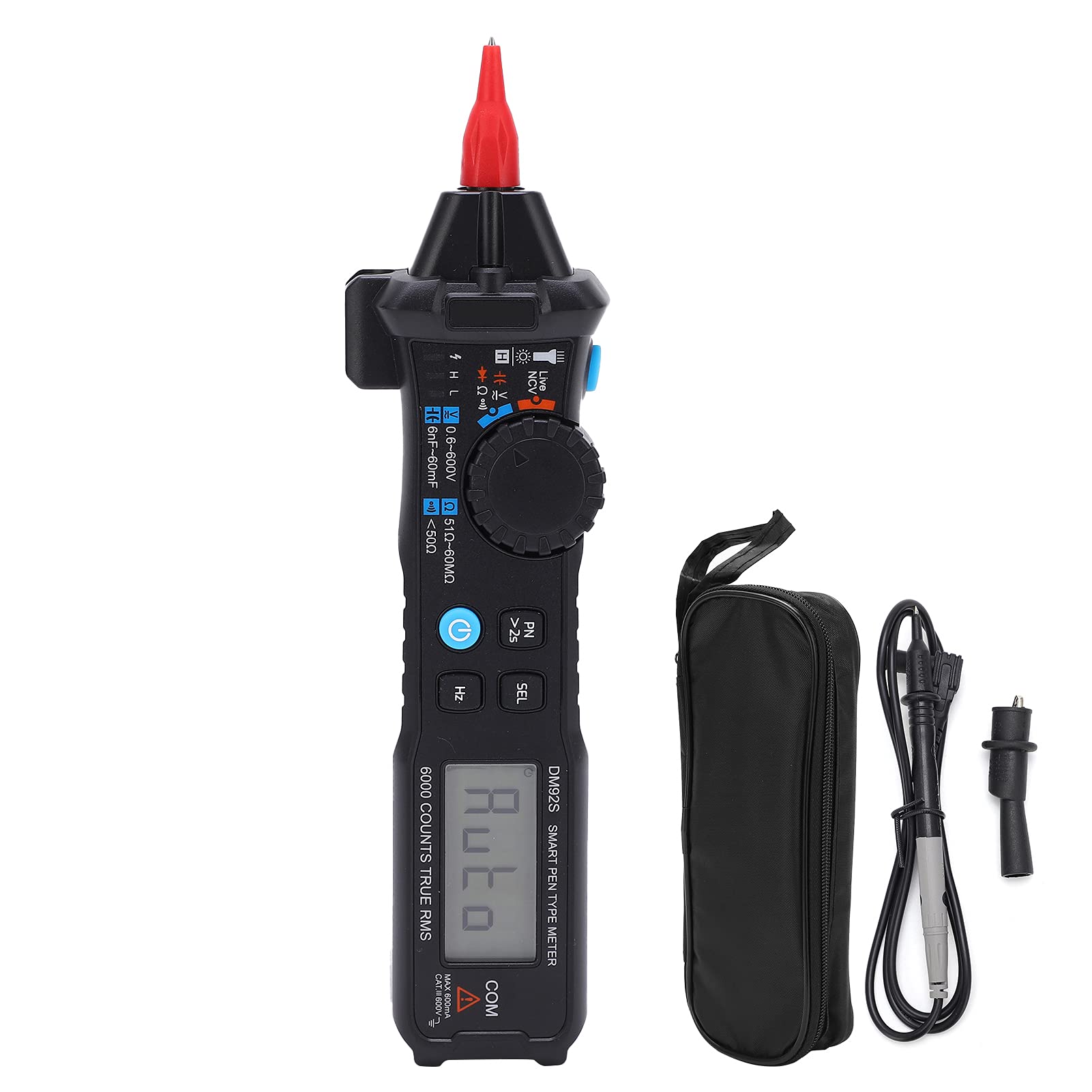 Multimètre Numérique DM92S, Testeur LCD de Haute Précision pour électriciens à Usage Domestique, 5999 Points