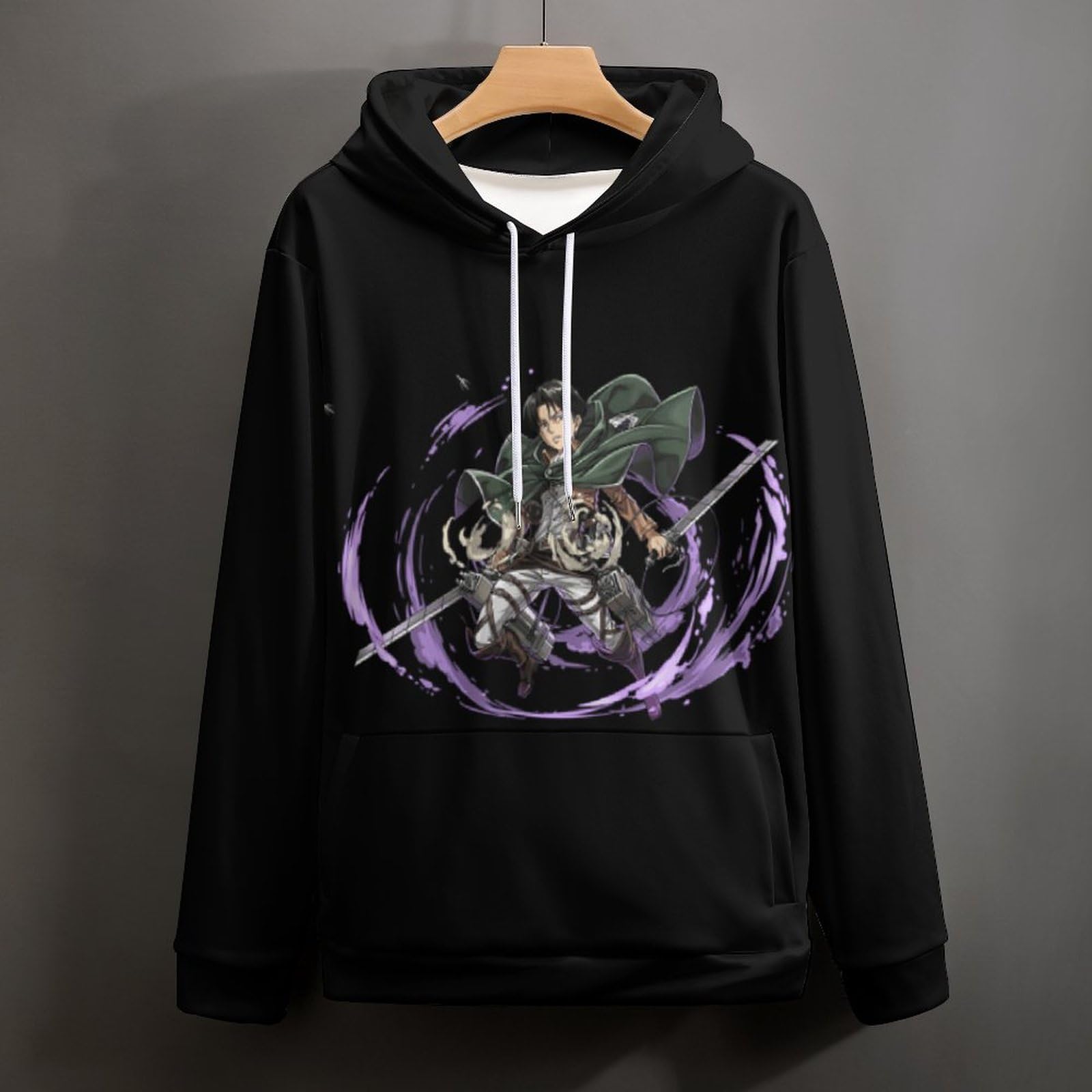 Amazon.co.jp: パーカー 進撃の巨人 リヴァイ フード付き トップス