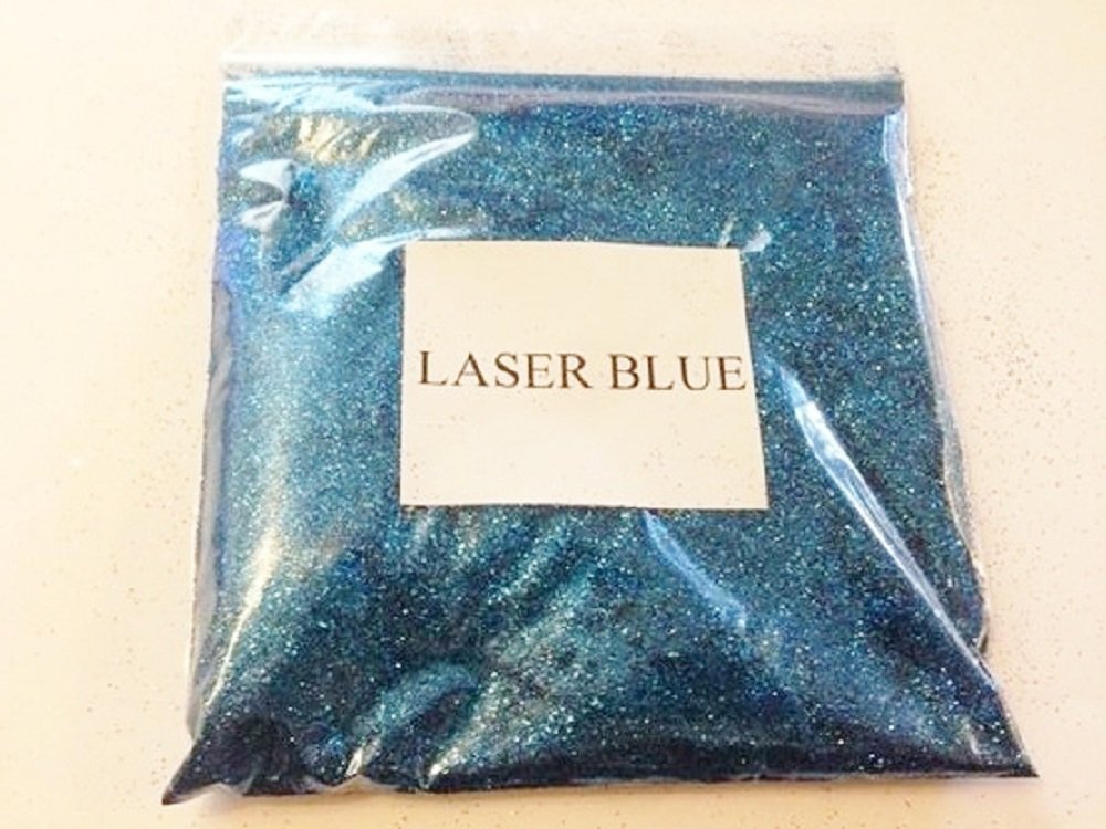 Just Crystals Boutique Blue 20G Metallic Laser Glitter Ultra Fine Wine Glass Art And Craft Nail Art Scrapbooking Non Toxic