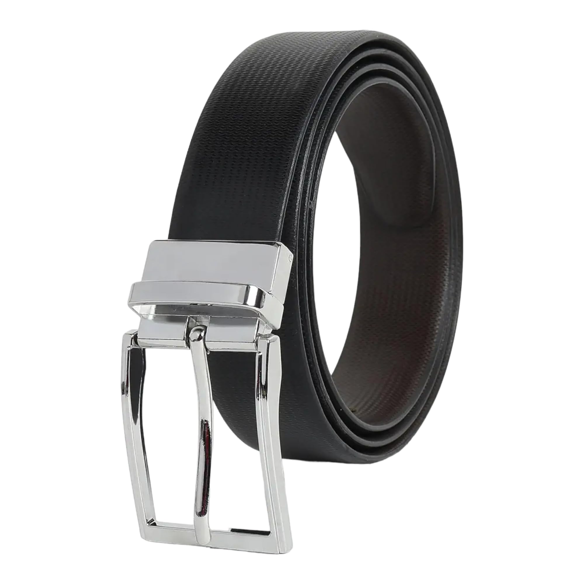 SILPU Reversible Leather Belt for Men and Women Under 300 | Casual and Formal Belt | Stylish and Durable Belt with Buckle
