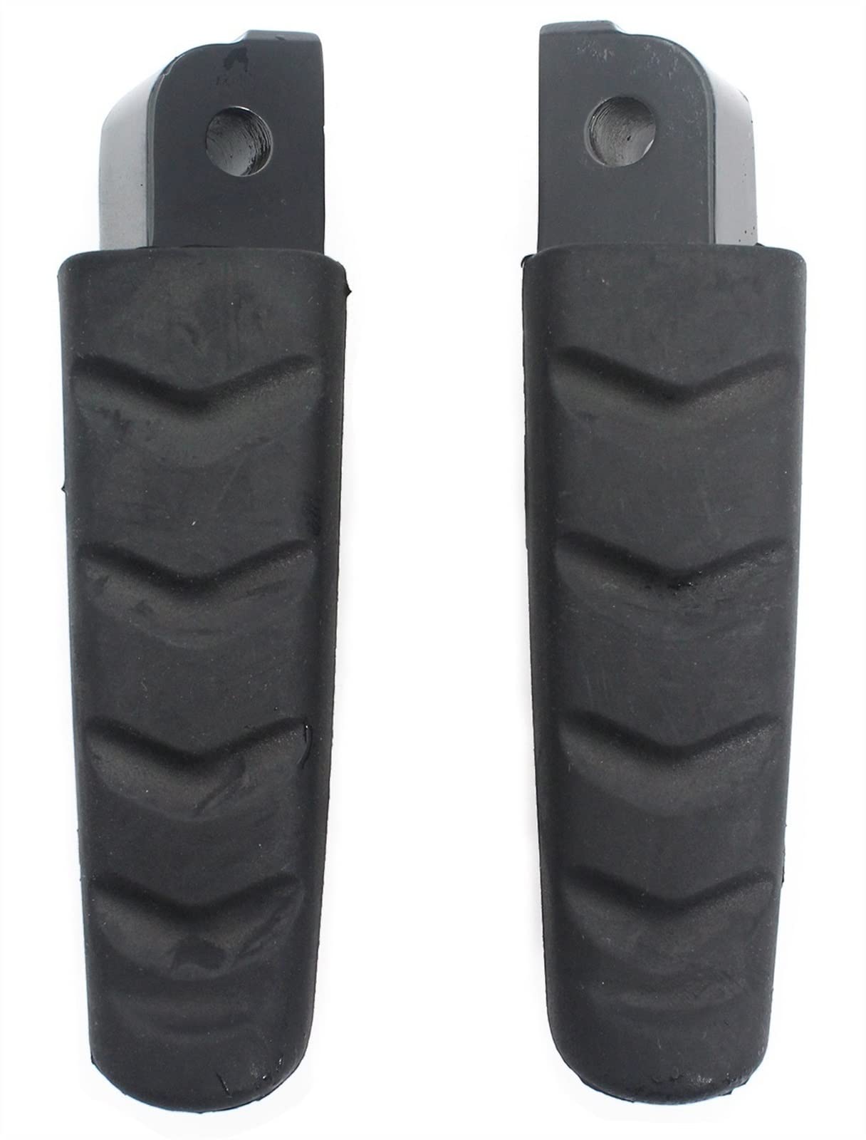 Estriberas Ancho para BMW para R NineT 2014 2015 2016 2017 2018 2019 2020 Estriberas Estriberas Moto Goma Aluminio Posterior Pedales Reposapiés Reposapiés Trasero (Color : Schwarz)