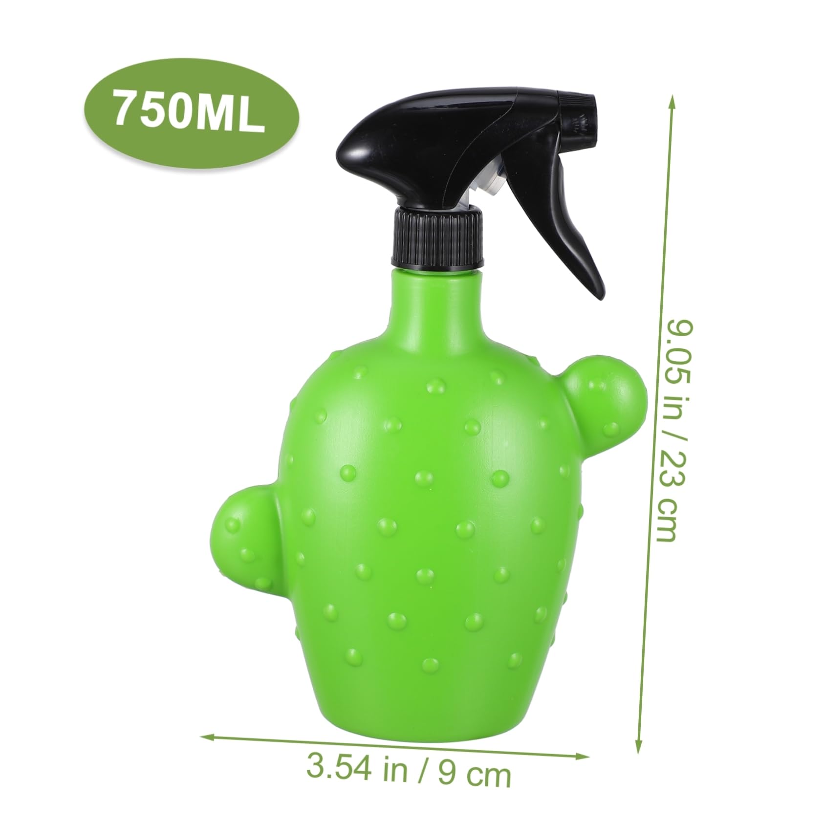 ABOOFAN 3pièces Bouteille Pulvérisateur Forme De Cactus Pour Arrosage Et Jardinage Outil Pratique De Jardinage Pour Plantes Intérieur Et Extérieur