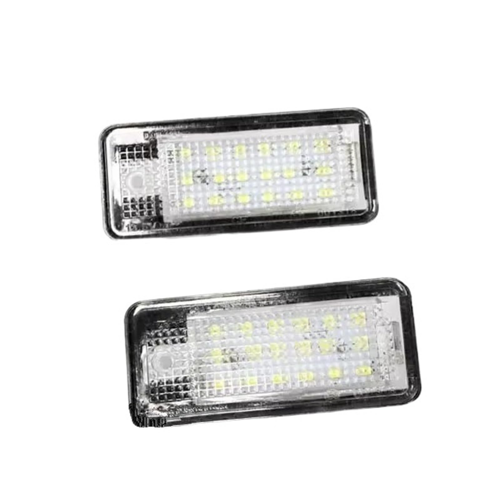 Luz de matrícula para A3 S3, A4 B6 B7, A6 C6 4F, Q7 RS4, 6000K, blanca, 2 unidades.