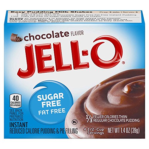 Image of Jell-O Sugar-Free Chocolate Instant Pudding Mix 1.4 Ounce Box (Pack of 6)