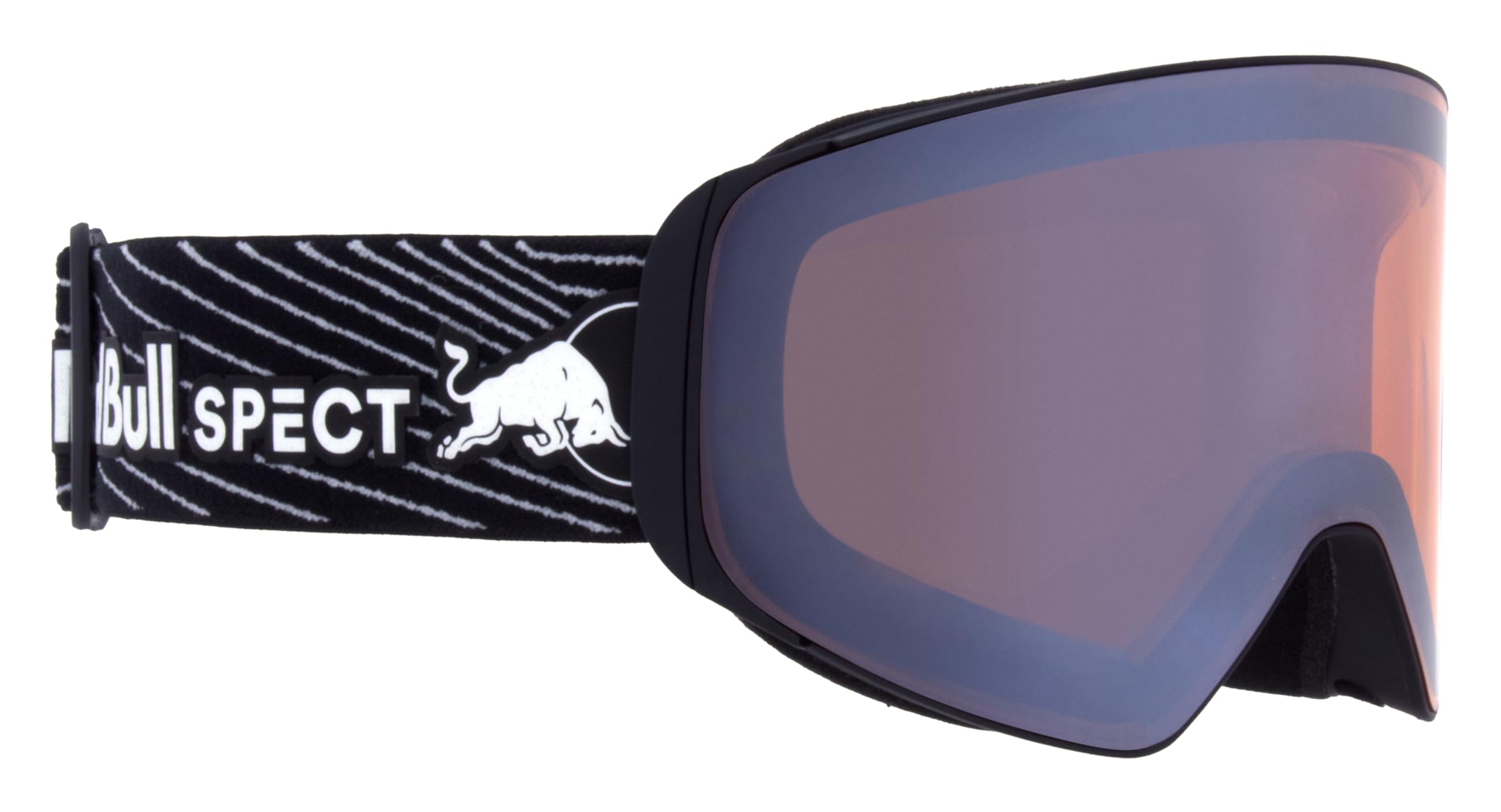 Red Bull Spect Eyewear Snow Goggle JAM-02, black/green snow, rose with green mirror, S.2 HIGH CONTRAST