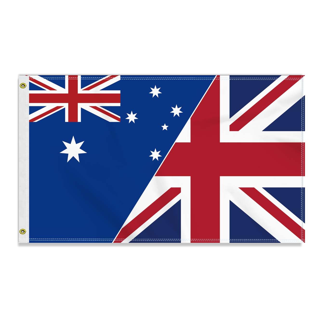 3×5 FT Australia British Friendship Flag, Large 90×150 CM 150D Australian Outdoor Banner,Decor Garden With Brass Gromment