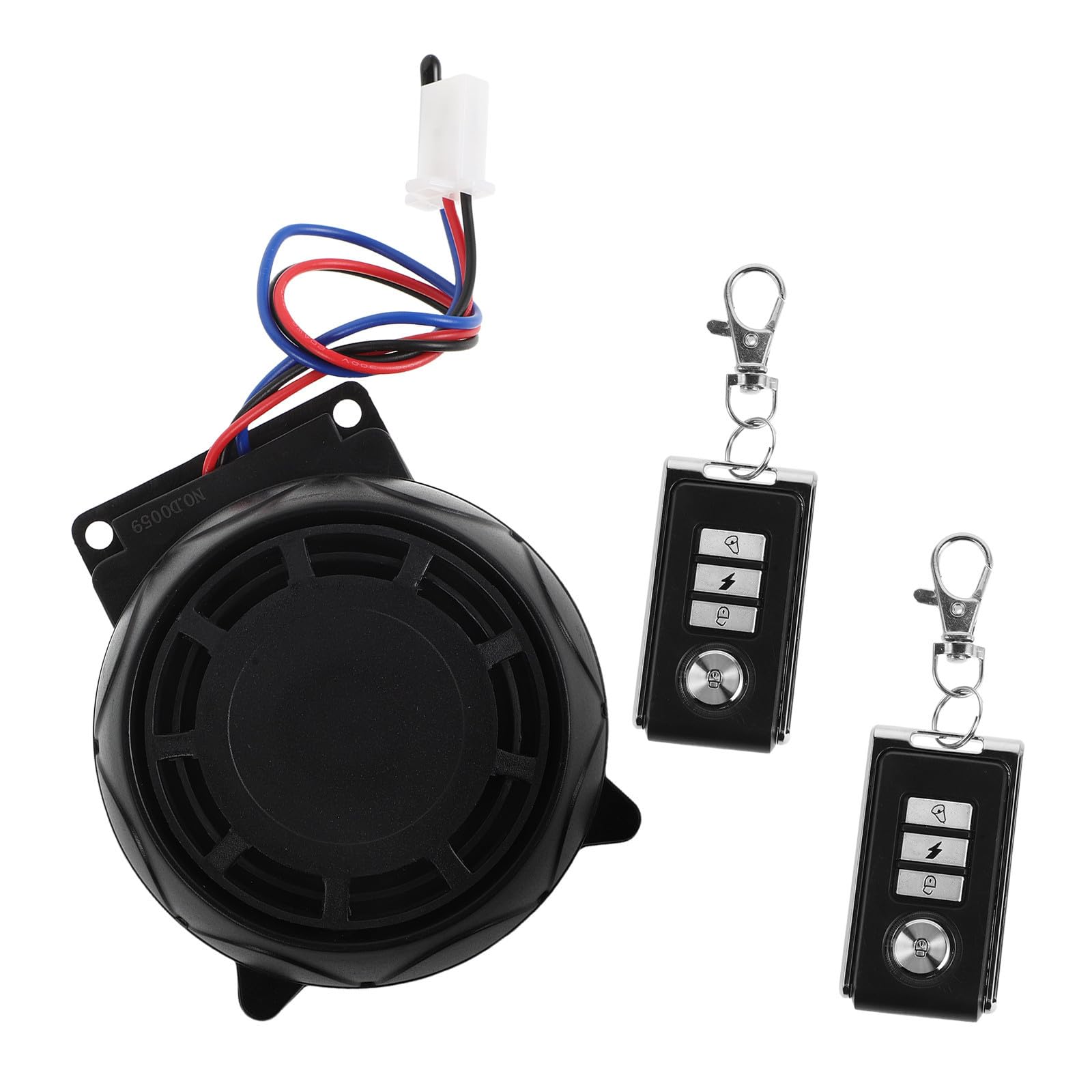 Allarme Antifurto Moto con 2 Telecomandi e Disco Metallico | Custodia Abs, Deterrenza Visiva e Sonora, Basso Consumo, per Ebike e Veicoli Off-road