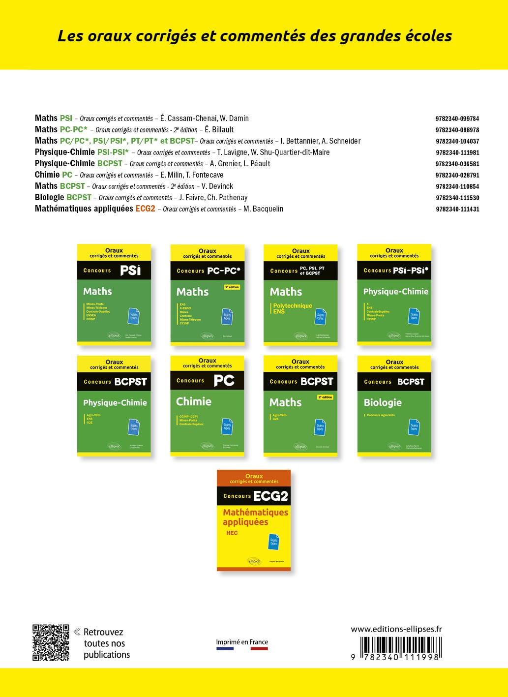 Physique Concours PC/PC*