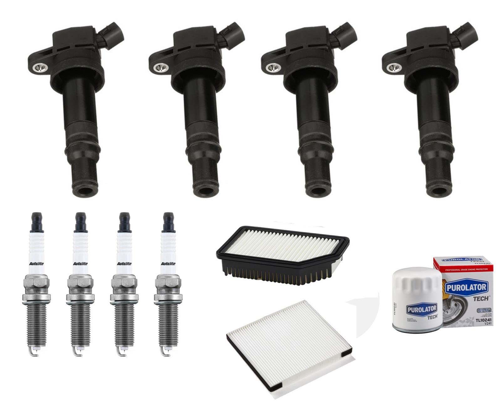 Ignition Boot QYL Pack Of 4Pcs Ignition Coil Compatible With