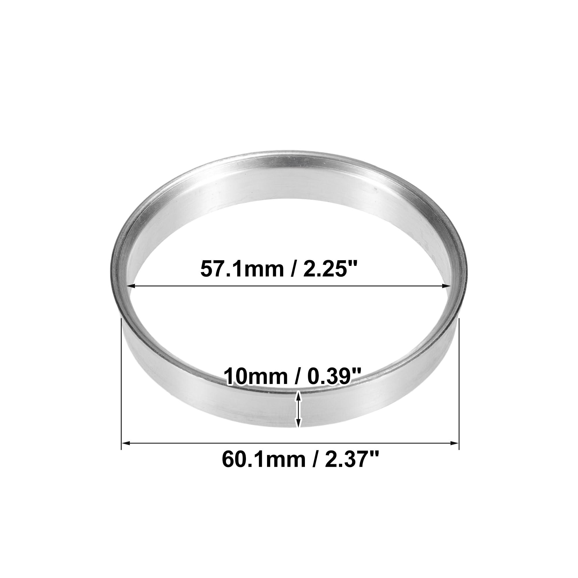 Radnaben-Zentrierringe 60,1mm Auf 57,1mm - 4er Set Aluminium