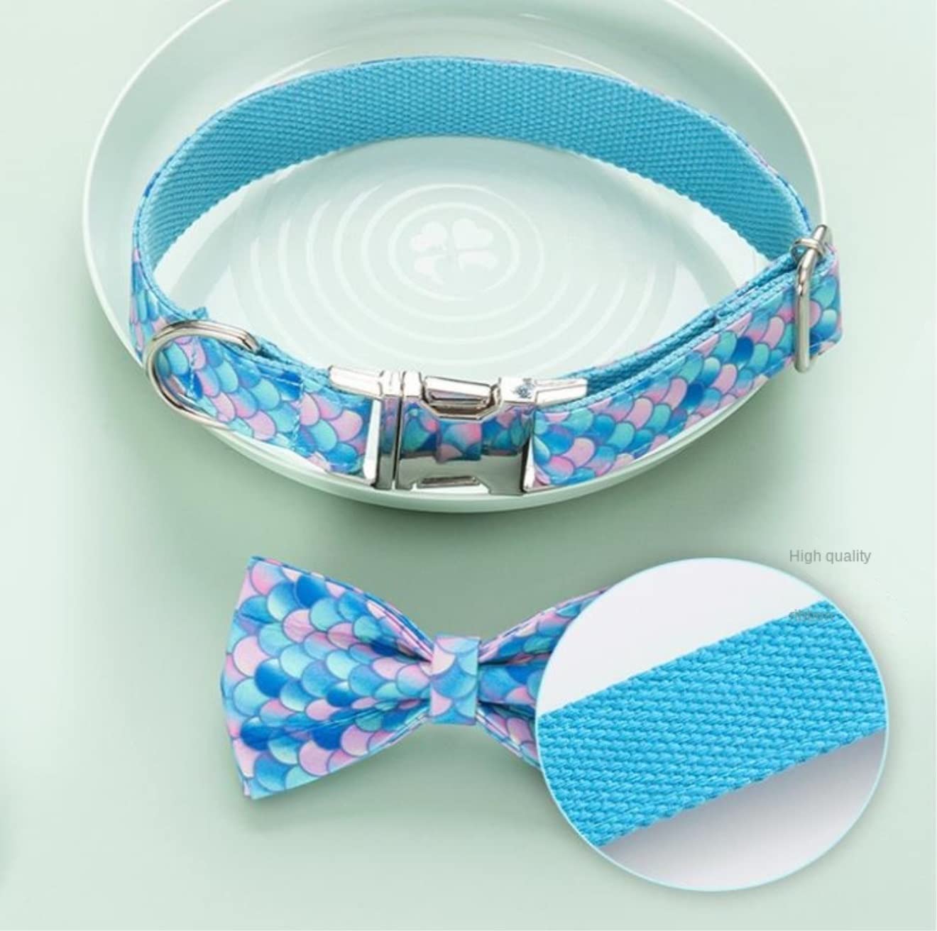 Correa Perro Correr Correa De Cuello Ajustable para Mascotas Collar Cómodo Suministros para Conjunto Y Perro Reflectante Antideslizantes Reforzada(42-48cm)
