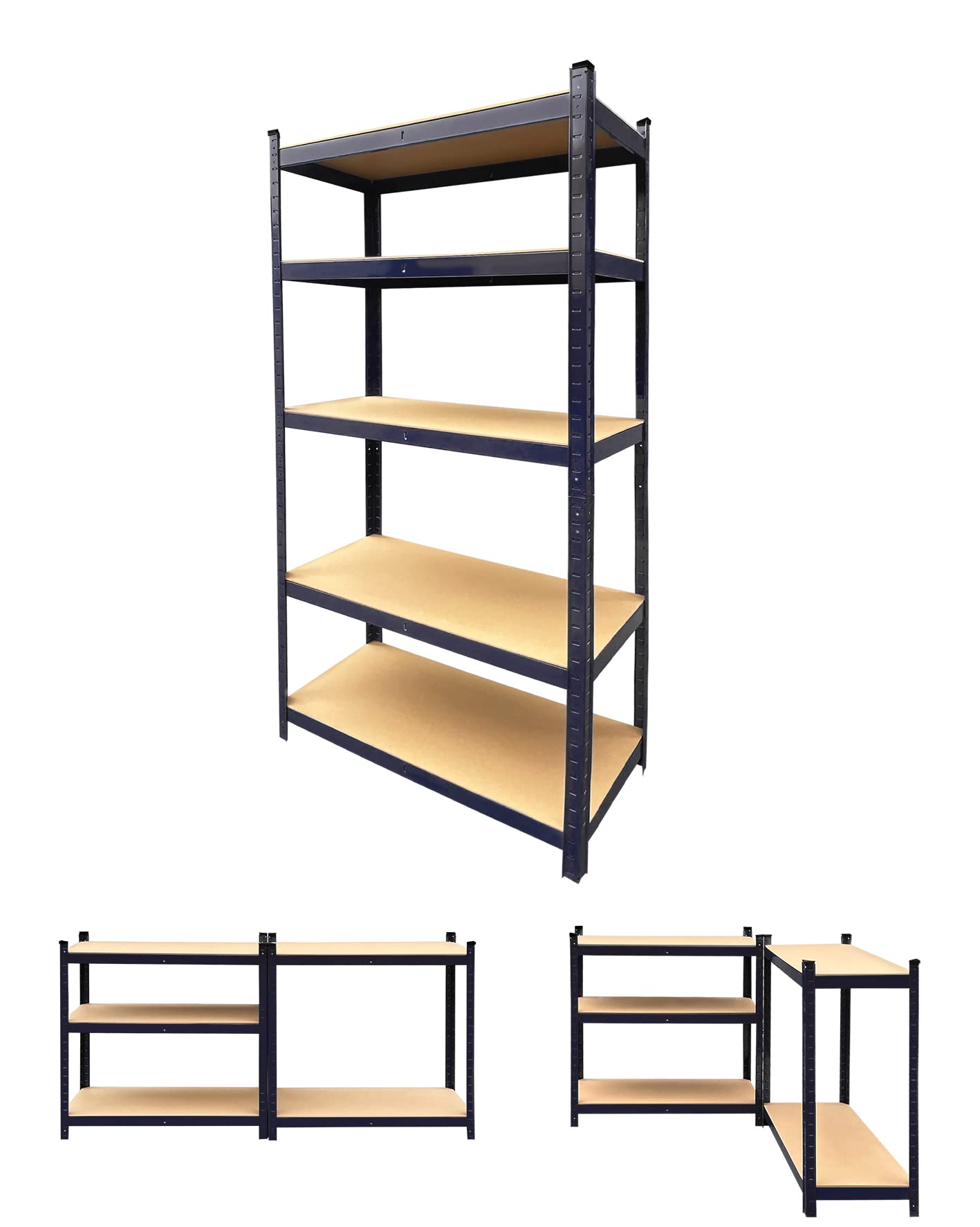 Buy JAOSY 5Tier Steel Storage Shelves, 71" Heavy Duty Garage Shelf