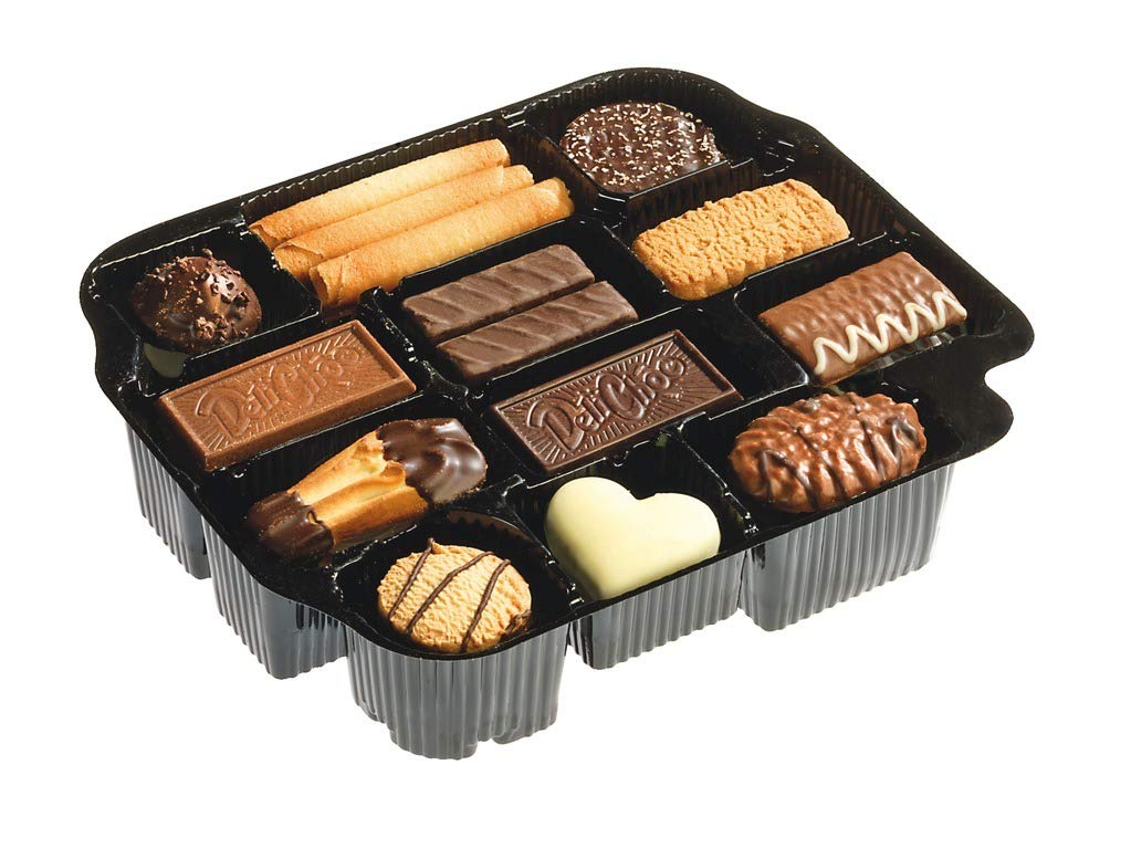 Delacre 5xEdición especial de Navidad, mezcla de galletas Tea Time Pack (5x1000g lata metálica)