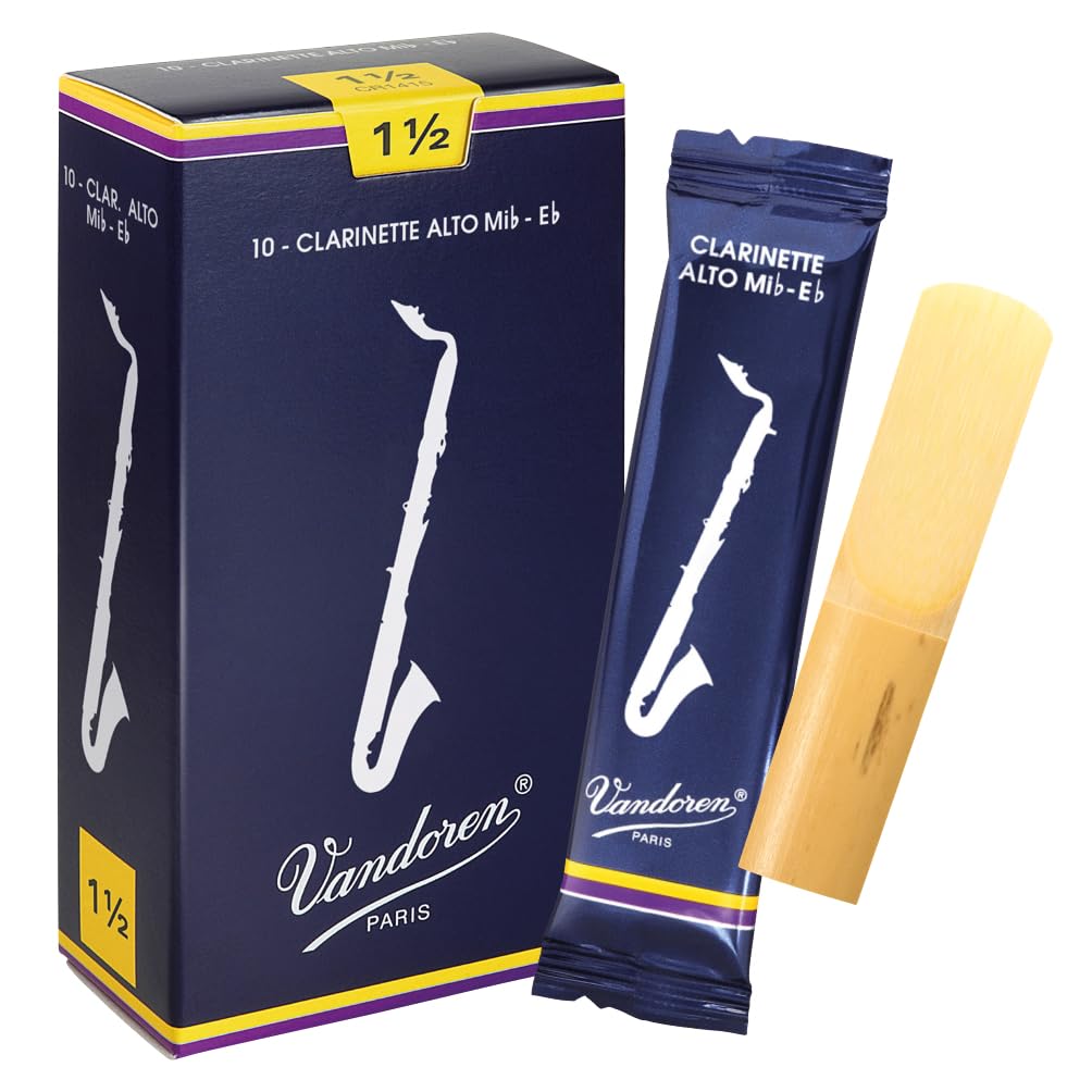 Vandoren CR1415 Traditional Alt-Klarinetten Blätter, 10 Einheiten