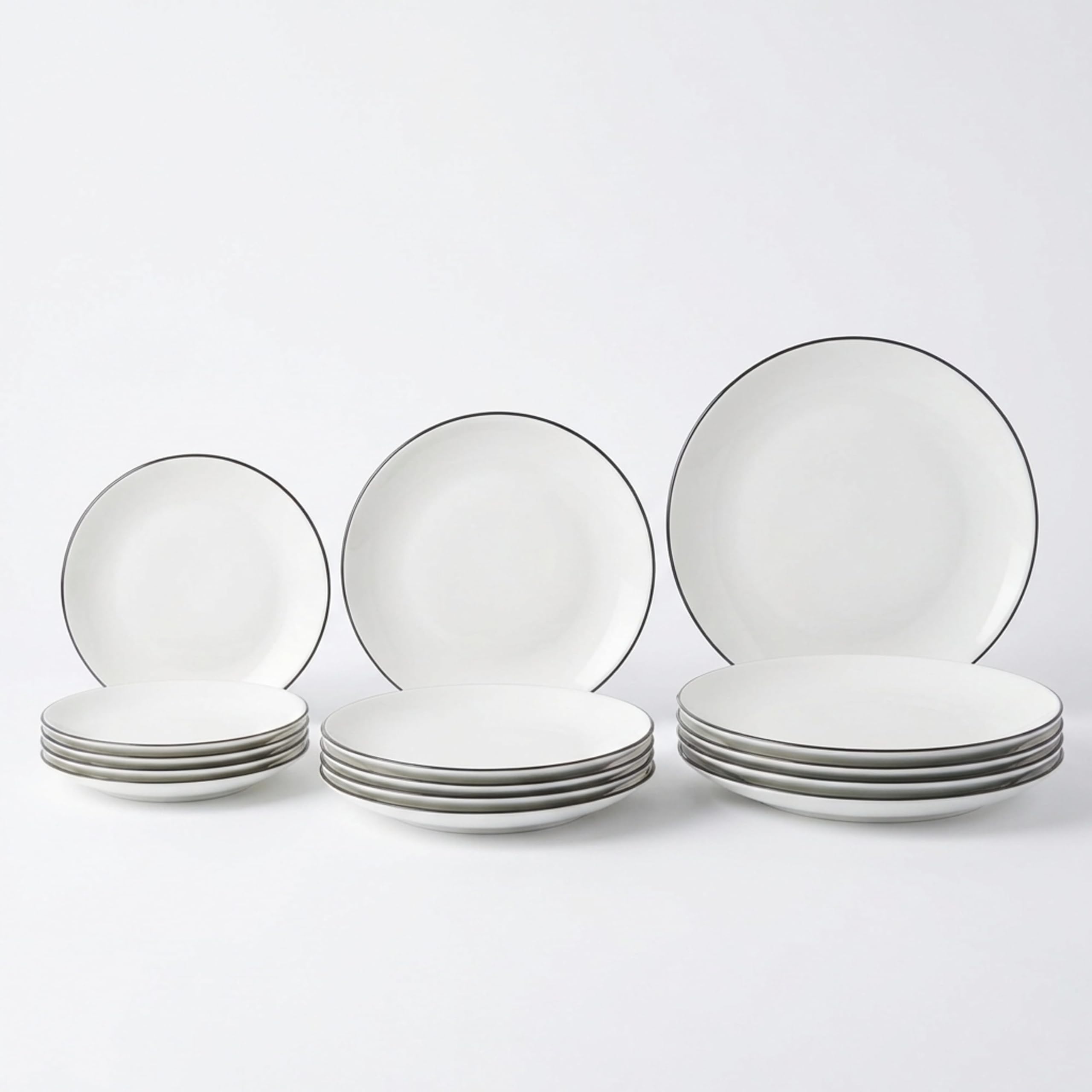SANTA CLARA | Vajilla Completa 12 Piezas Vidrio Opal para 4 Personas, Apta Microondas y Lavavajillas, Vajilla Amalfi Roja Decorada para Hogar y Cocina — view 8