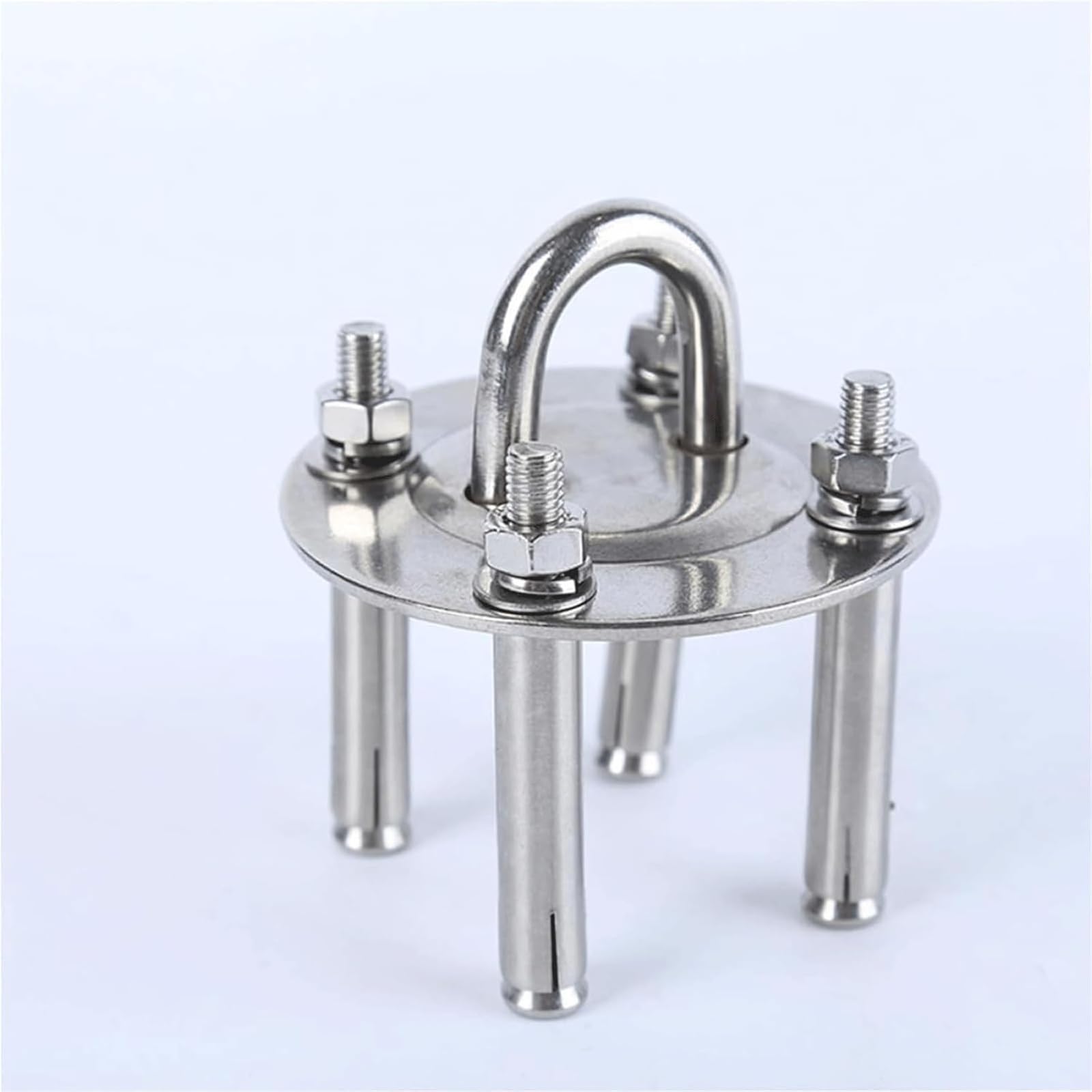 Collegato al soffitto, 1Set di ganci for altalena in acciaio inossidabile con 4 bulloni