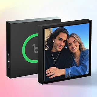 Custom Music Album Fridge Magnet Can Play Songs and Adjust Volume Supports 1-6 Songs Personalized Spotify Plaque with Photo, Art Decor Record Picture Frame Valentine's Day Gifts - Fridge Beats 5.0