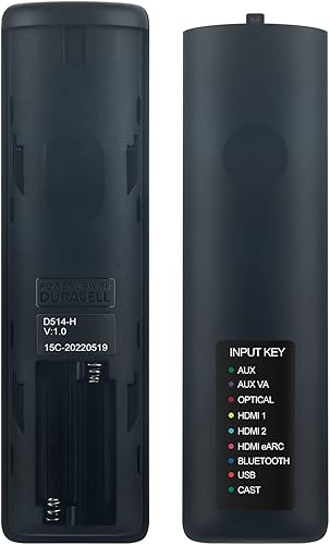 Miniatura 4 de D514-H Reemplazo de control remoto con pantalla LCD adecuado para barra de sonido Vizio Sistema de altavoces 5.1 5.1.4 Barra de sonido de cine en