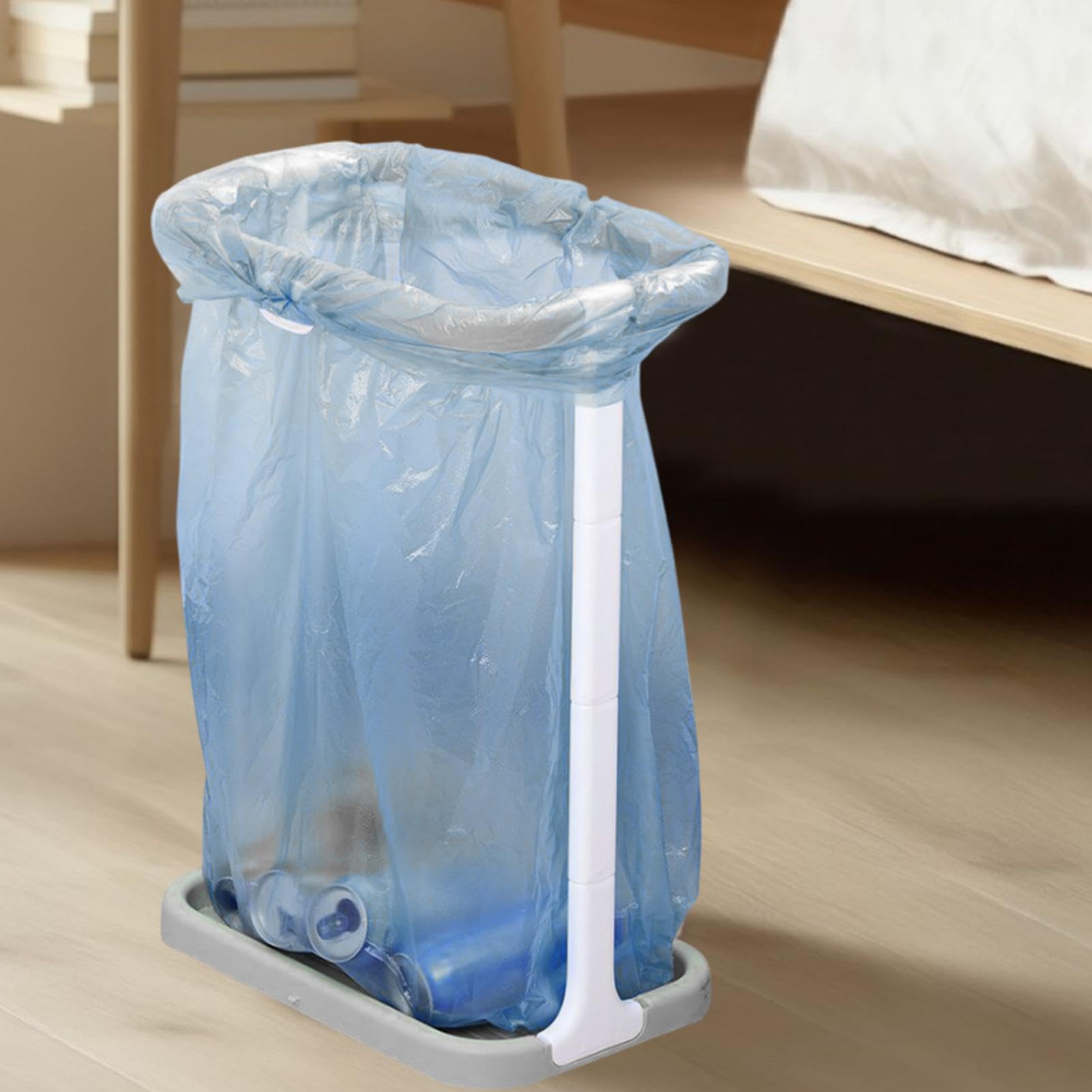 Soporte de la bolsa de basura plegable, marco del soporte de la bolsa de