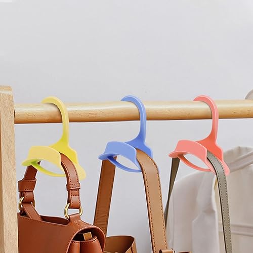 Miniatura 4 de plplaaoo Bag Hook, Bag Hanger, Hanging Purse Organizer, Purse Organizer for Closet, Purse Hanger Multifunction Space Saving Handbag Organizer Hook