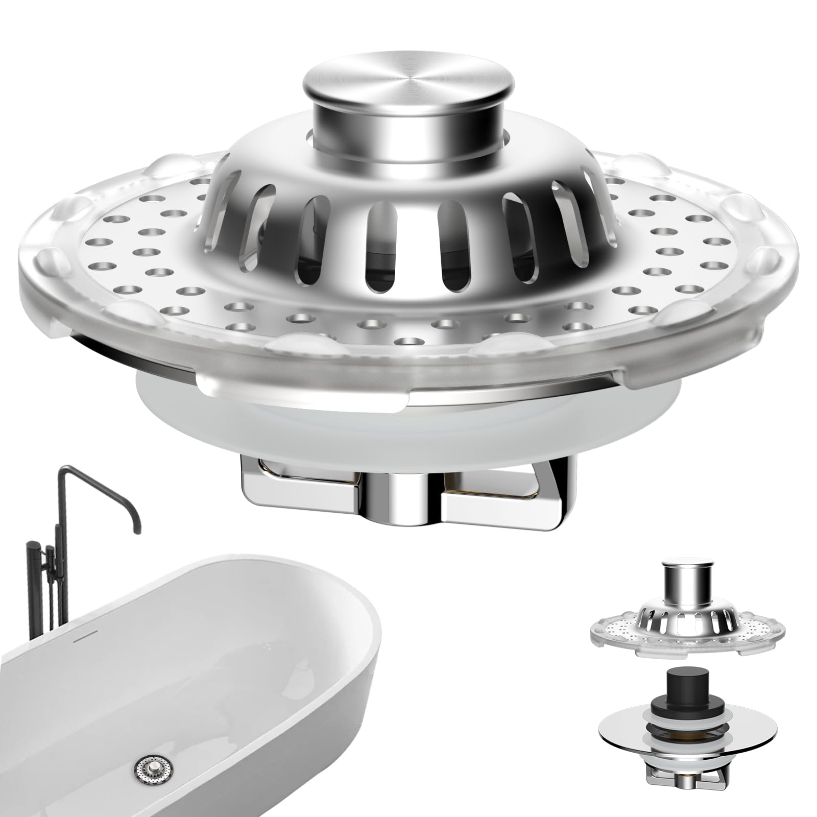 Universal Bathtub Drain Stopper