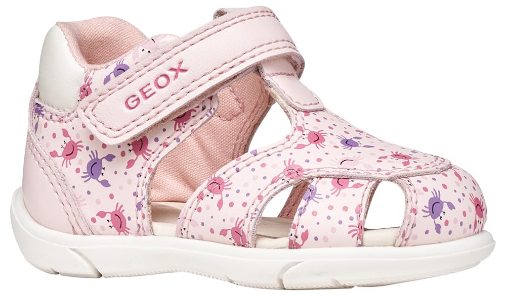 Geox Baby B Sandal Zapito Girl, Lt Pink White, 2.5 UK Child