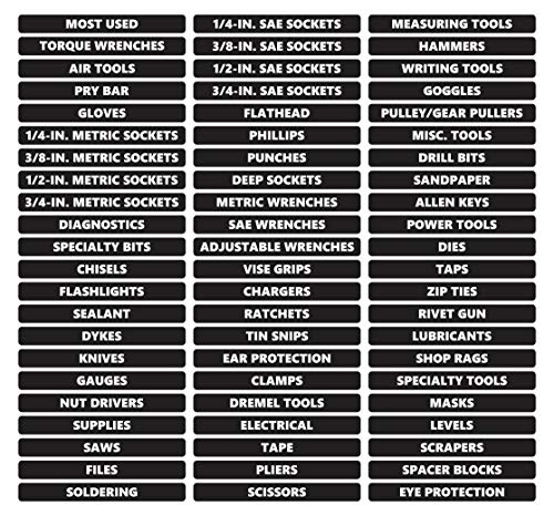 What are the Best  drawer labels for tool box Review