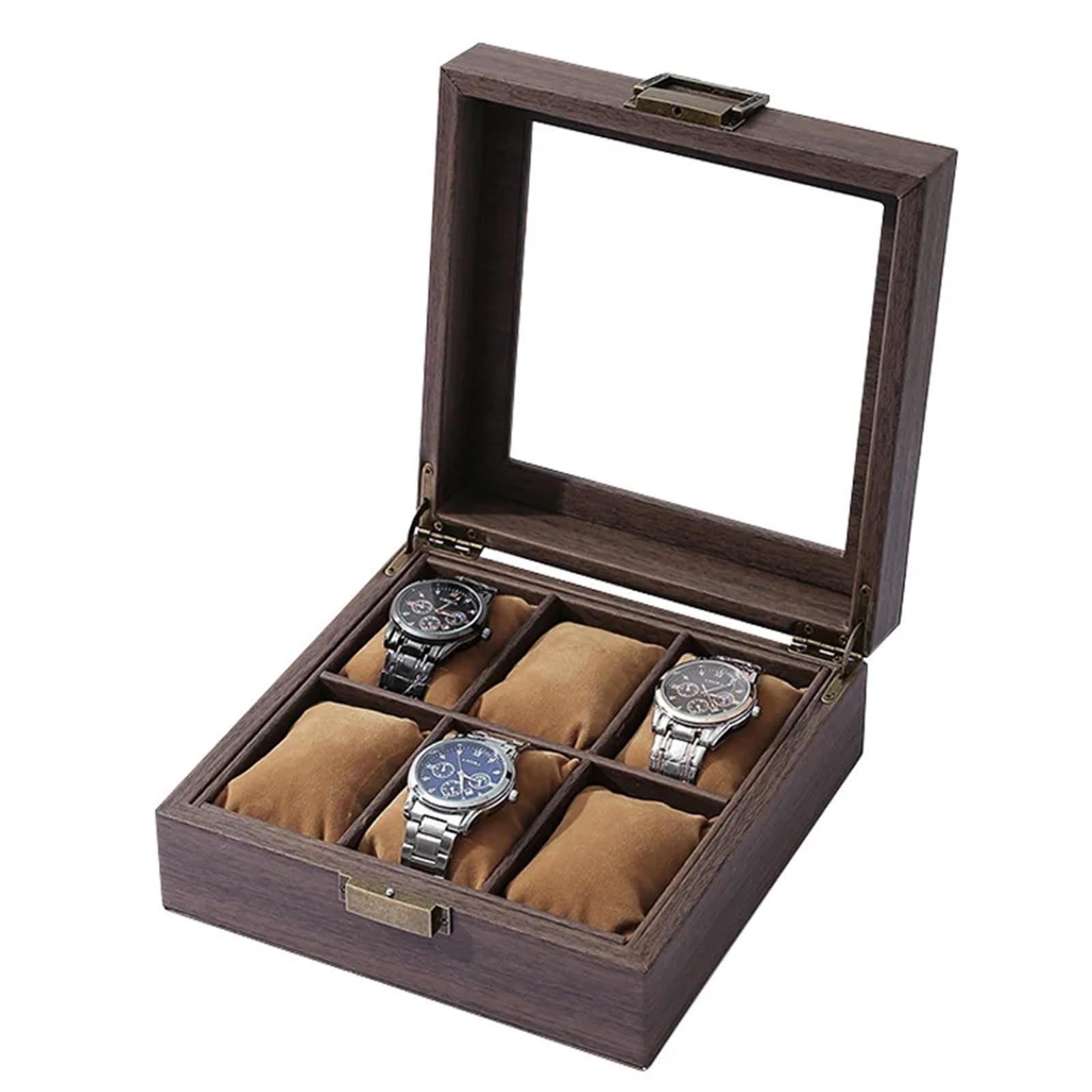 Portaorologi in Legno Massello Scatola espositiva for la collezione di orologi