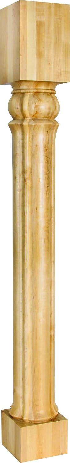 Post with Cove Ogee Groove, Tapered with Flare