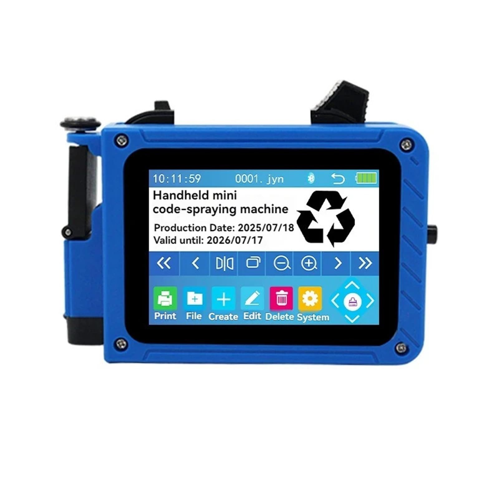 Mini impresora de tinta portátil de 12,7mm: imprime lotes y logotipos al instante