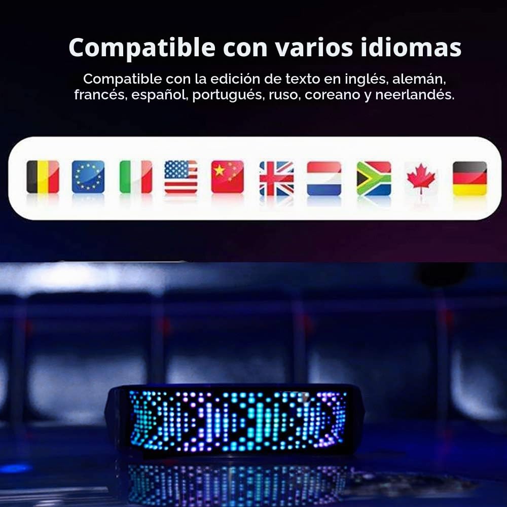 Lixada Gafas LED Únicas, Control BT APP para Fiestas | DIY Flashing Emotions Gafas de Sol para Hombres, Mujeres y Niños | USB Recargable