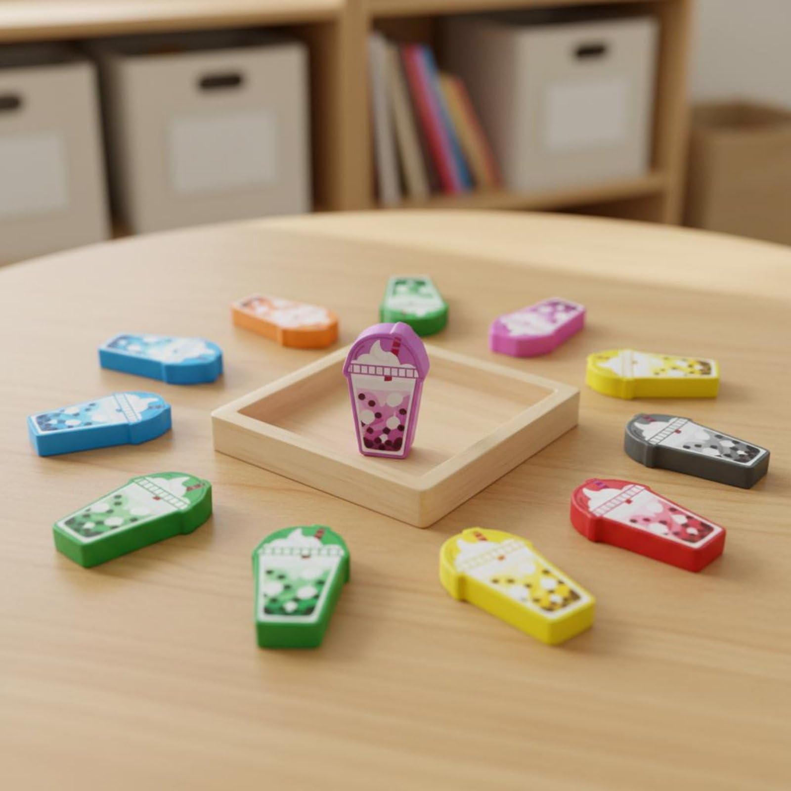Memory Spiel Kinder Holz Lernspiel Farbpuzzle Formpuzzle Konzentrationsspiel aus Holz Fördert Aufmerksamkeitsspanne Problemlösen für Kindergarten Vorschule, Raketen- Und Tiermuster