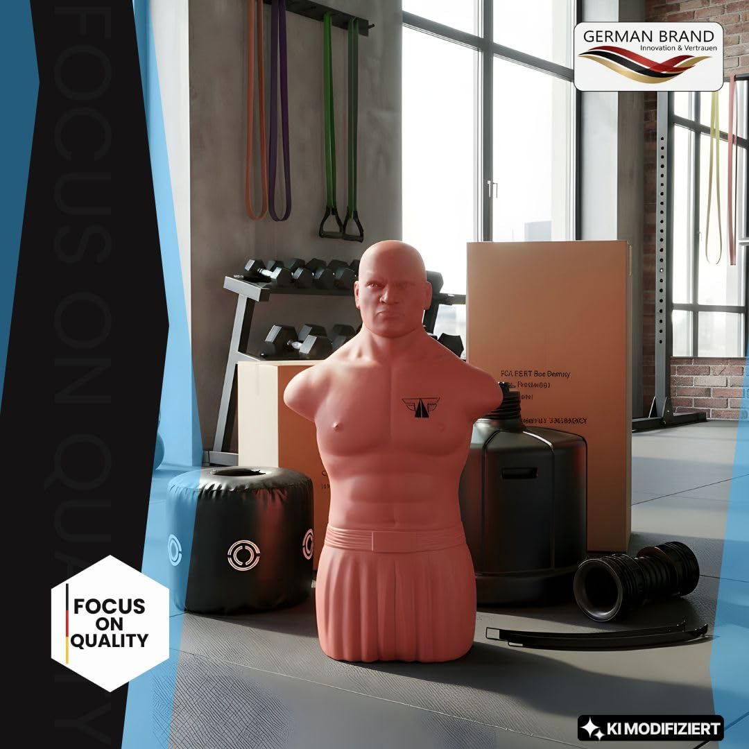 FOX-FIGHT Hank Box Dummy Standboxsack Boxpuppe Höhenverstellbar