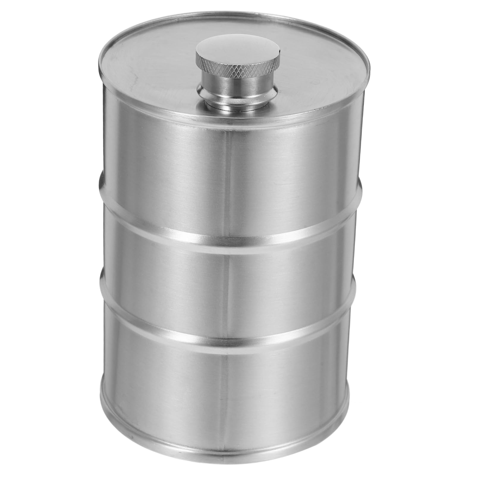 GRIRIW Small Wine Bottle Camping Flask Stainless Steel Whisky Wine Flask Beer Barrel Cooler for Outdoor