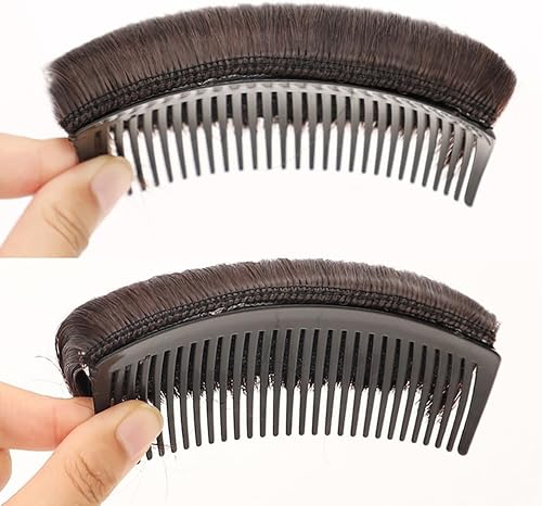 Miniatura 4 de ccHuDE 4 peines para el cabello, bases encantadoras para el cabello, almohadillas de moño esponjosas, bases de cabello, accesorios de peinado para