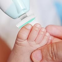 Vista 6 de Angoily 24 almohadillas de repuesto para lima de uñas de bebé, almohadillas de repuesto eléctricas para moler uñas para bebés, recortadoras