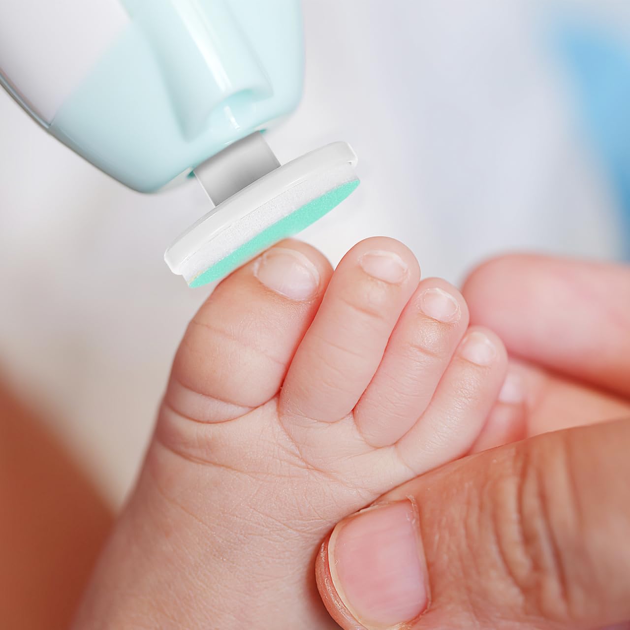 Angoily 24pcs Rechargeable Electric Nail Trimmer Simply Nail Cutting Heads Childern Thumble Trimmer Thumble Accessories