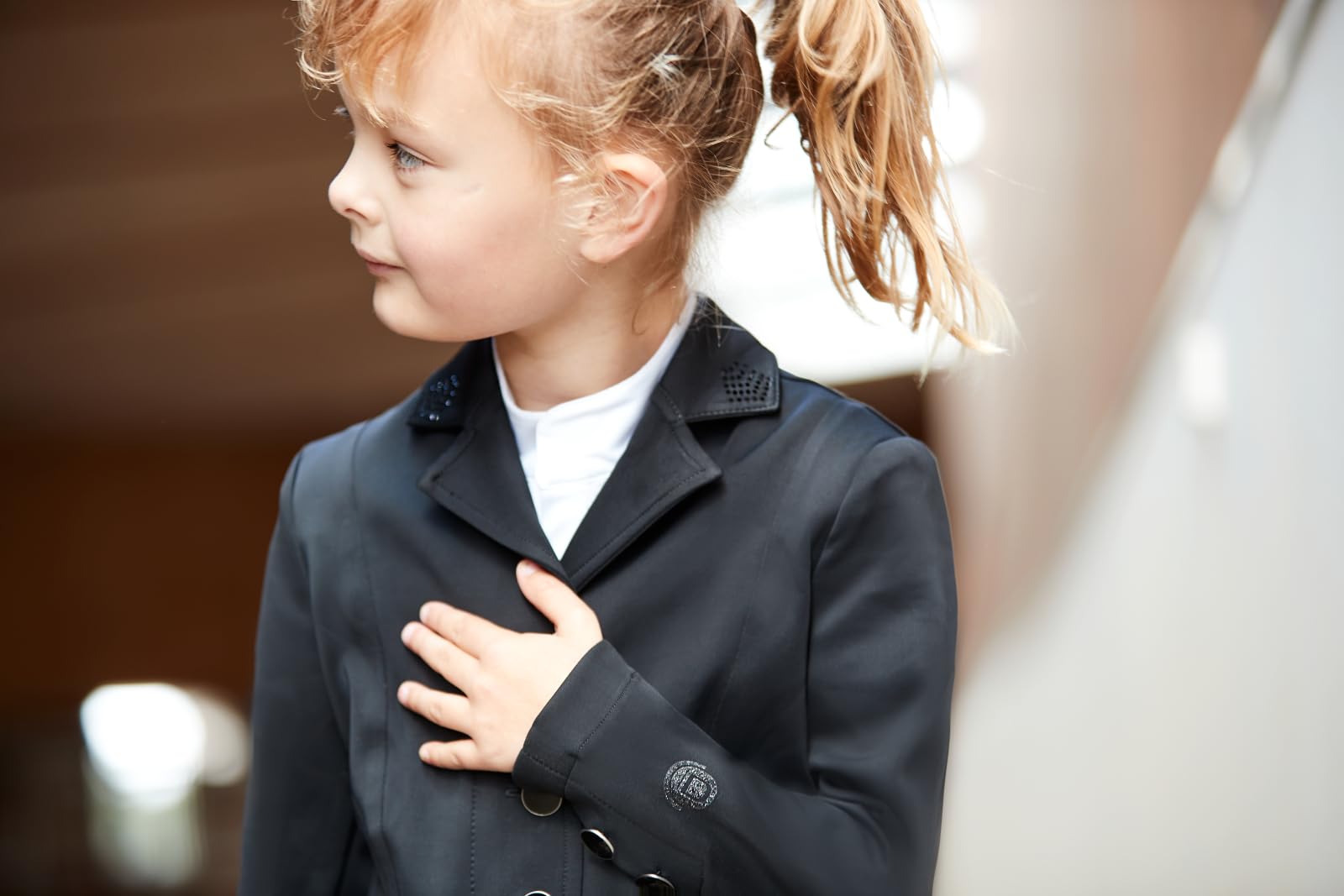 Equipage Kinder Turnier Jacket Monroe schwarz