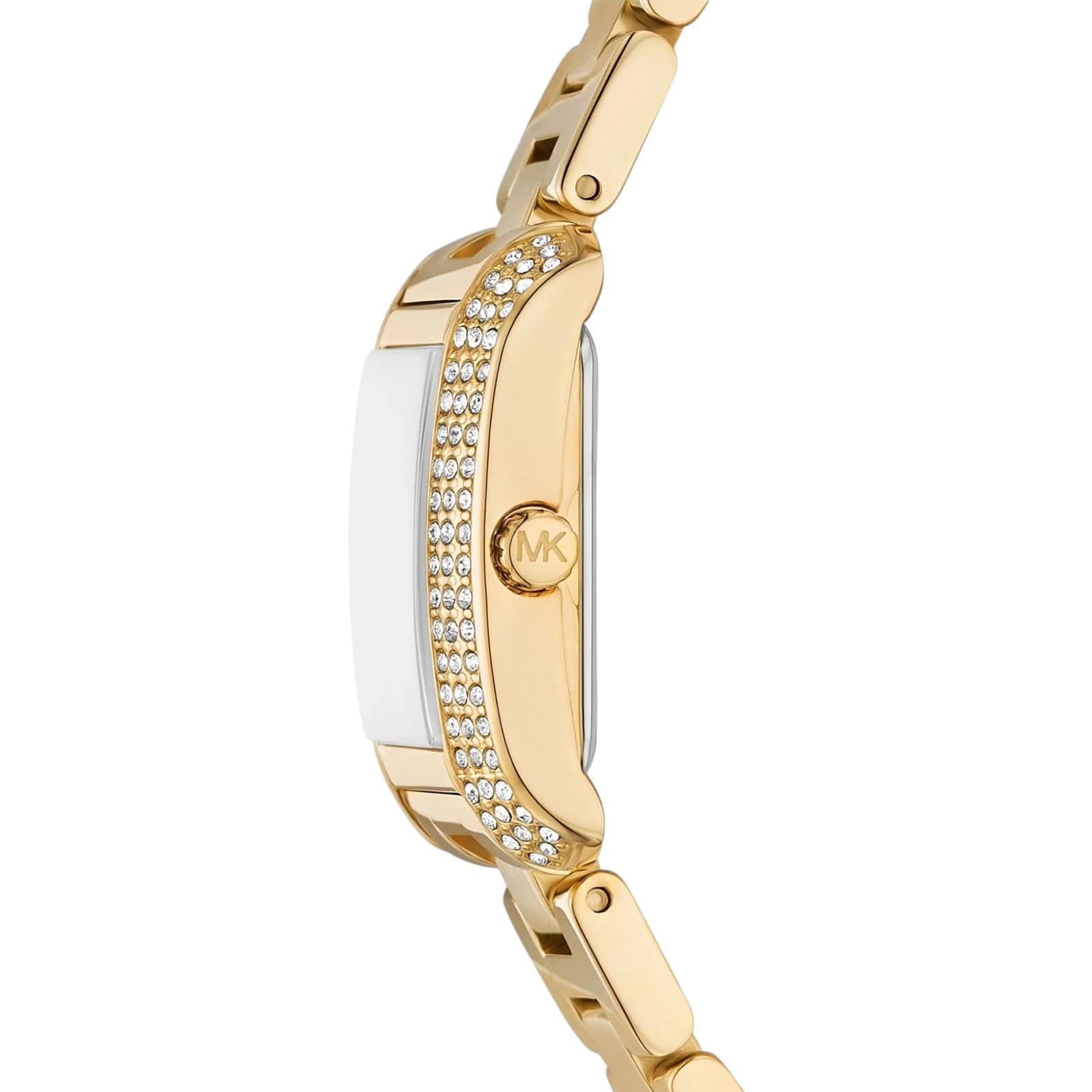 Michael Kors Orologio Emery da donna, movimento al quarzo a tre lancette da 22 mm con cinturino in acciaio inossidabile