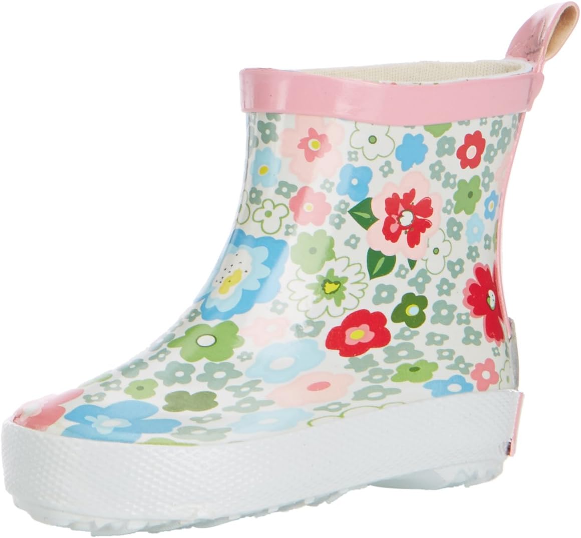 Playshoes Unisex-Child Wellies Rain Boot Flower DesignWellington Rubber Boots