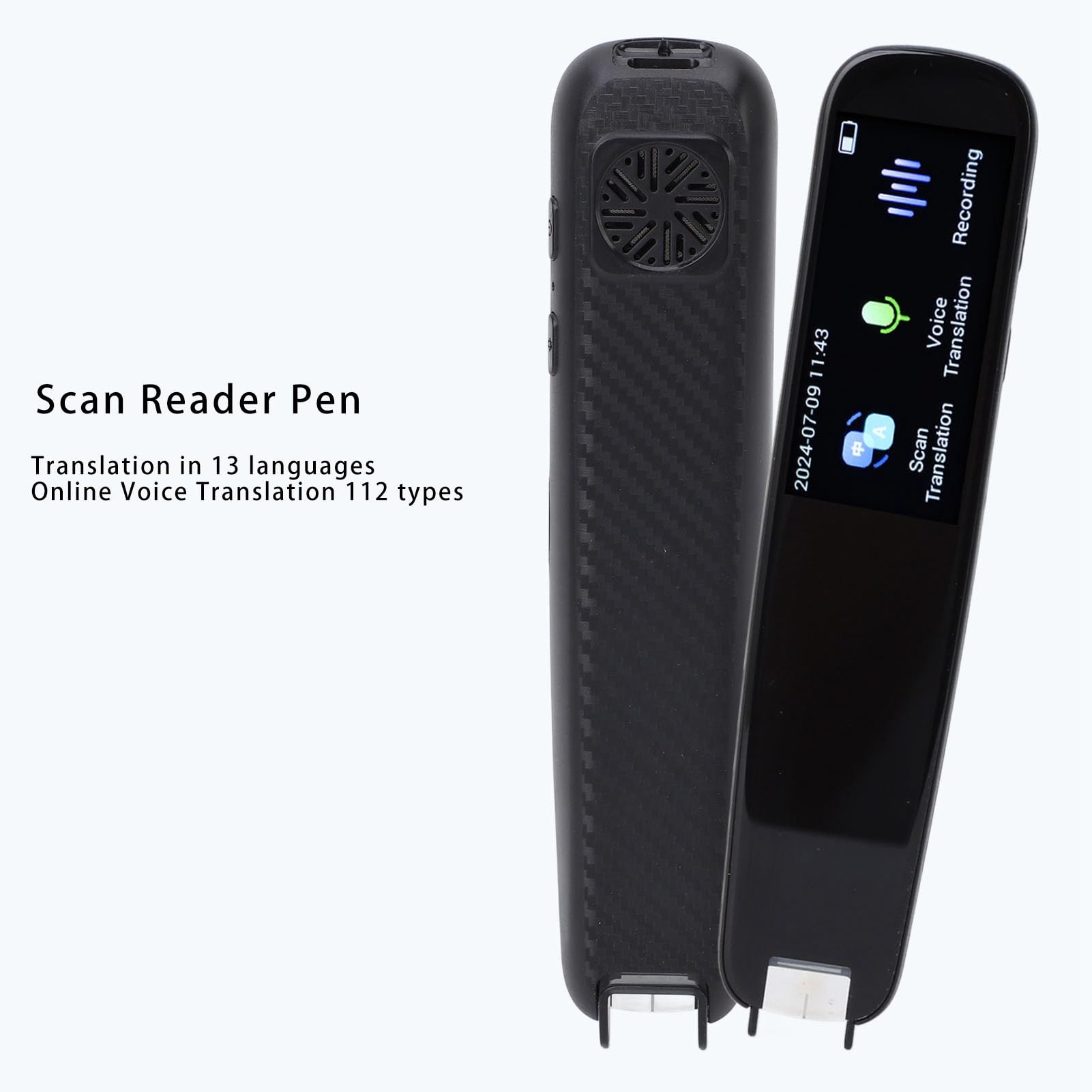 Penna per La Traduzione E La Scansione, Penna per La Lettura di Documenti E Dizionari, Dispositivo di Traduzione Intelligente con Scanner per Studenti di Lingue, Lettura,